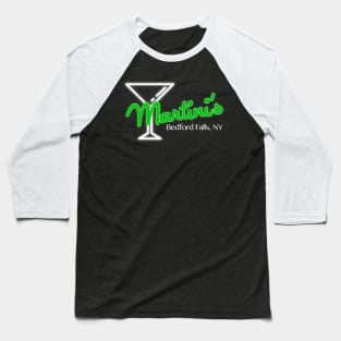 Martini's Bar Baseball T-Shirt